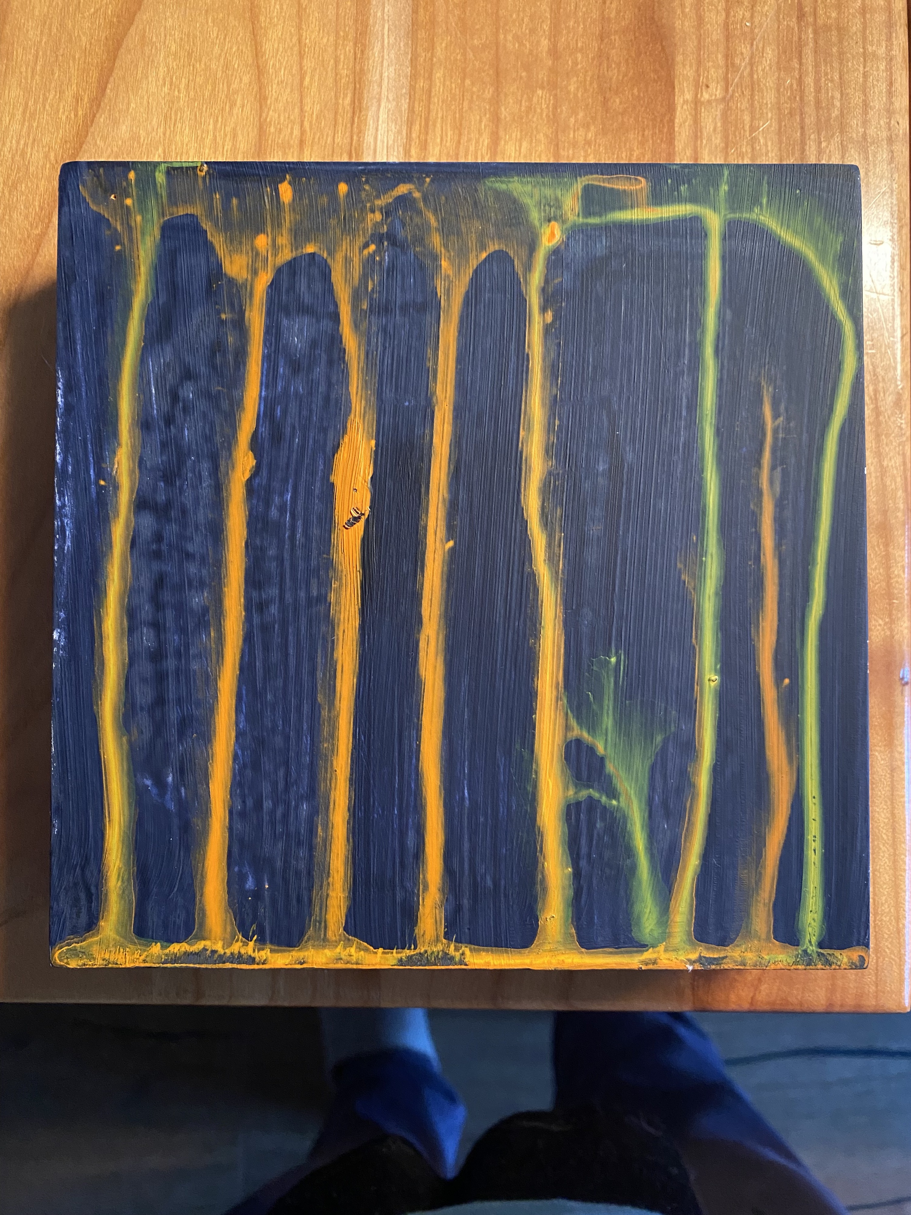 Bemalte Holzbox